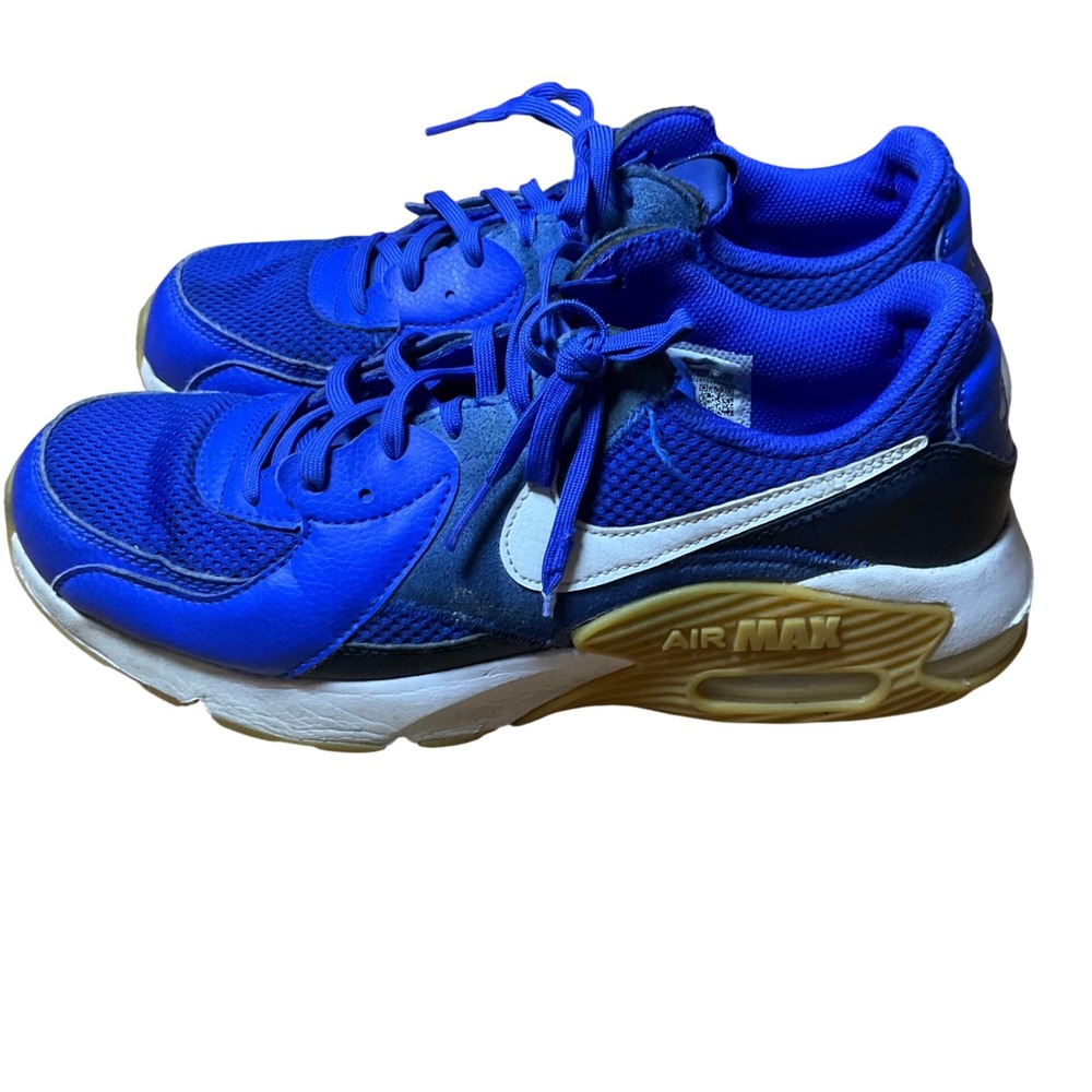 Nike Air Max Excee Men 9 Blue Navy White Gum HM4751-445 Low Top Sneakers